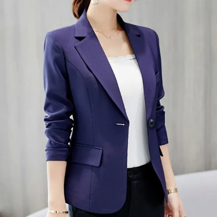Dorien | Getailleerde Blazer met Enkele Knoop