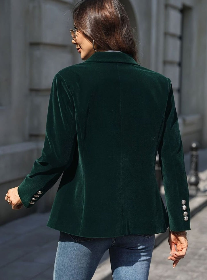 Carlijn | Verfijnde Blazer met Enkele Knoop