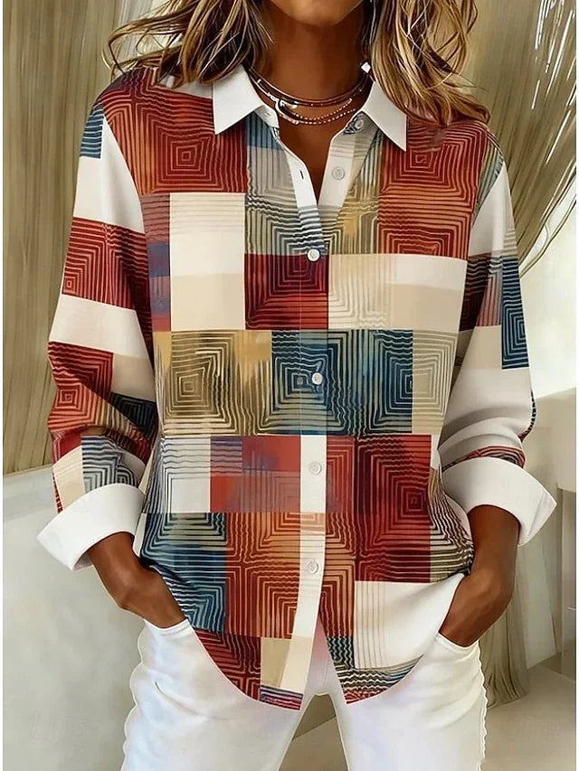 Sigrid | Sfeervolle Patchwork Blouse