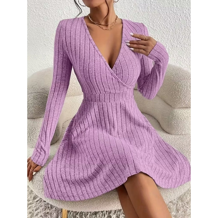 Lotte | Elegante Geribde Jurk