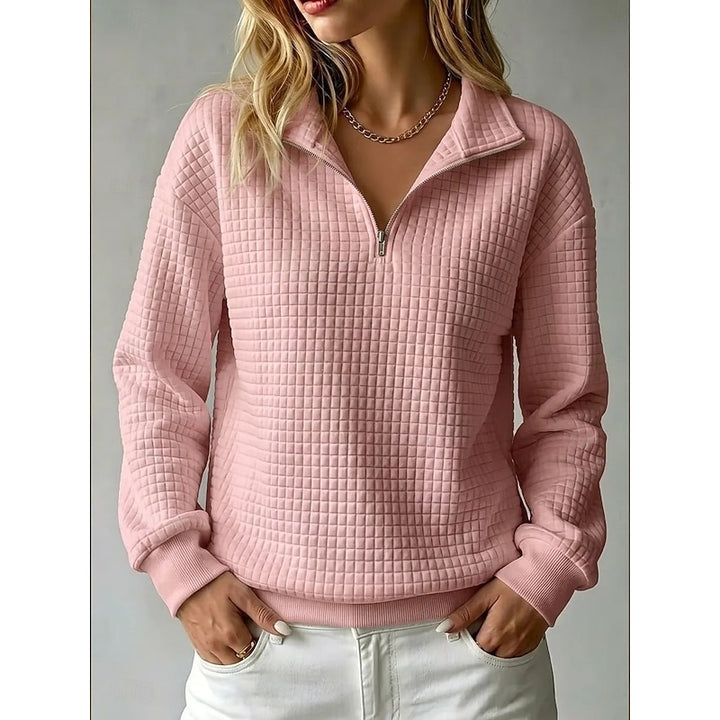 Inge | Verfijnde Half-Zip Sweater